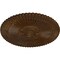 Ekena Millwork Nexus Ceiling Medallion (Fits Canopies up to 2 3/4"), Hnd-Painted Root Beer Crackle, 30"OD x 1 1/4"P CM30NERBC - alternate 2